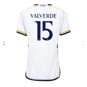 Real Madrid Federico Valverde #15 Hemmakläder Dam 2023-24 Kortärmad